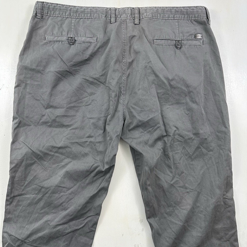 Givenchy Men's Chino‎ Pants Actual 38X30 Gray Lightweight Garment Dyed Basic Fit